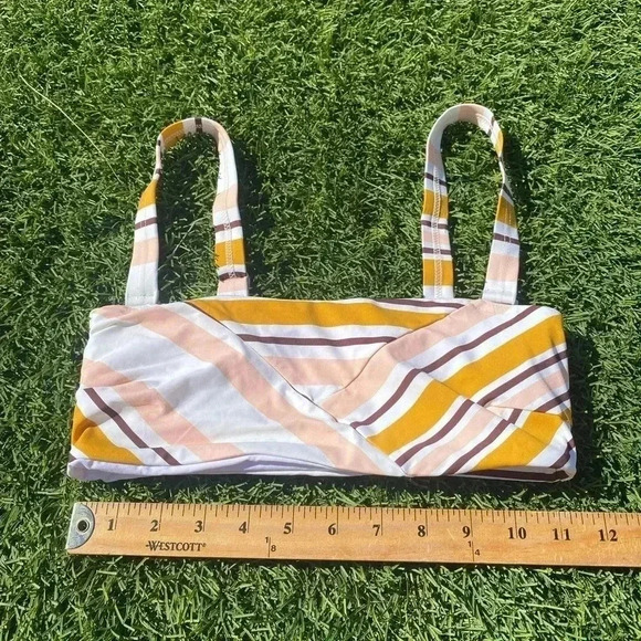 Zulu and Zephyr Bikini Top Stipe Small - Picture 3 of 5